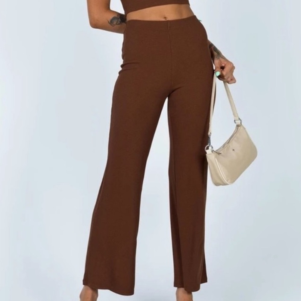 Princess Polly Chocolate Pants